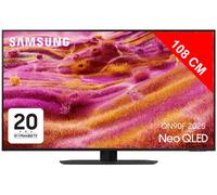 Samsung QN90F TV AI Neo QLED 43" 2025, 4K, Mini LED sans reflet