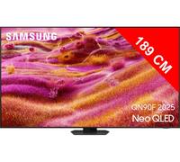 Samsung QN90F TV AI Neo QLED 75" 2025, 4K, Mini LED sans reflet