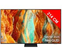 TV Samsung AI Neo QLED 85" QN70F 2025, 4K, Mini LED Black