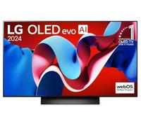 TV OLED Evo LG OLED48C4 121 cm 4K UHD Smart TV 2024 Noir et Brun