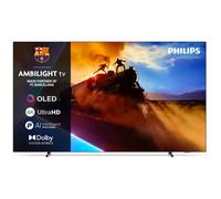 TV OLED Philips 65OLED760 164 cm 4K UHD Ambilight 2025 Gris métal CD