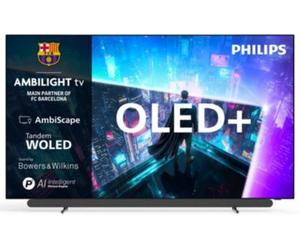 TV OLED PHILIPS 65OLED911 (2026) 65" (164 cm) 4K Ultra HD - Expérience Cinéma, Ambilight, 120Hz, AI Smart TV