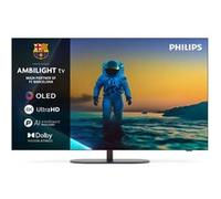 TV OLED Ambilight Philips 55OLED810 139 cm 4K UHD 2025 Gris métal