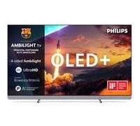 TV OLED+ Ambilight Philips 55OLED910 139 cm 4K UHD 2025 Gris métal