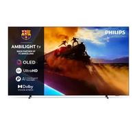 Philips Téléviseur OLED 65OLED760 164 cm 4K UHD Ambilight 2025 Gris métal CD