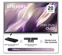 TV OLED SAMSUNG TQ77S99H 2026 sans reflet 4K AI (194cm