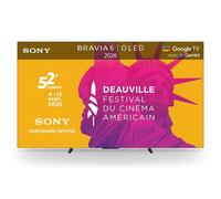 Sony - Tv Oled 55 Bravia 6 (2026) 55" (139 Cm) 4k - 120hz, Expérience Gaming, Google Tv