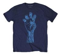 TV on the Radio - T-Shirt # M Unisex Blue # Brushstroke Hand [Import]
