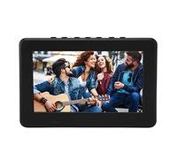 TV Portable 7 Pouces, écran LED TFT TV Numérique pour Voiture, Caravane, Camping, Lecteur Vidéo à Piles Rechargeables avec Télécommande, AV, Interface USB