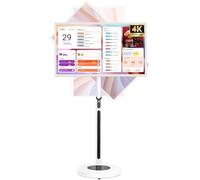 TV Portable À Écran Tactile 24/27/32 Pouces, Smart TV Android 4K sur roulettes avec Support Entièrement Pivotant, Écran Incell 1080p, Autonomie De Batterie 8H, 4+64 Go/8+128 Go(32in,8+128GB(4K))