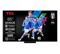 TV QD Mini LED Pro Tcl 85C79K 216 cm 4K UHD 2025 Aluminium brossé