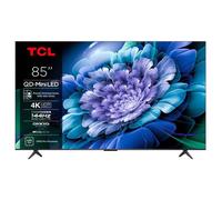 TV QD Mini LED Tcl 85C69K 216 cm 4K UHD 2025 Aluminium brossé