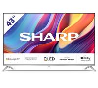 Smart TV Téléviseur Sharp 43" Ultra HD 4K WiFi HDR HDMI LAN Google TV Android