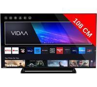 TOSHIBA 43QV3363DG - TV QLED 43'' (108 cm) - 4K UHD 3840x2160 - HDR - Smart TV - 3xHDMI - WiFi