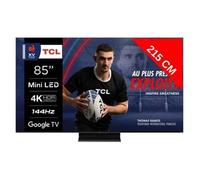 TV QLED 4K TCL - 85MQLED80 - 215 cm - Google TV - Dolby Atmos