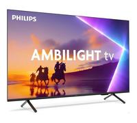 TV QLED 4K Philips 50PUS8550 50"" (126 cm) Ambilight 3 côtés Noir, HDR10+, Dolby Atmos
