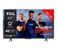 TCL T7B 43T7B TV 109,2 cm (43") 4K Ultra HD Smart TV Wifi Titane 430 cd/m²