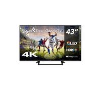 Smarttech Téléviseur 43QG06V QLED 4K UHD 43' (109 cm) Google TV – 4xHDMI 2xUSB Dolby Audio HDR10