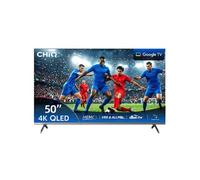 CHiQ TV Connectée 50 Pouces 4K UHD QLED Google TV (U50QST) | MEMC, Apple AirPlay & Contrôle Vocal Google, ALLM & VRR, Dolby Audio, Prime Video & YouTube