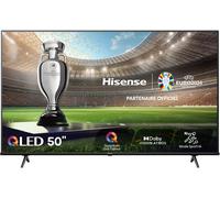 TV QLED Hisense 50E7NQ 50" (126 cm) E7NQ Series Smart TV VIDAA, 4K UHD (2160p) 3840 x 2160, HDR, Quantum Dot, Direct LED - noir, gris foncé