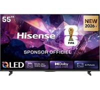 Hisense Téléviseur 55E7S PRO – Hi-QLED 55" Ultra HD QLED – Classe énergétique E