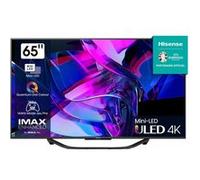 Hisense 65U7KQ - 65" U7KQ Series TV LCD rétro-éclairée par LED - QLED - Smart TV - VIDAA - 4K UHD (2160p) 3840 x 2160 - HDR - Quantum Dot, Mini-LED - noir métal