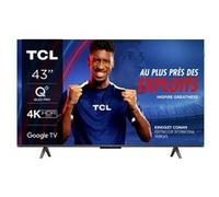 TV QLED Pro TCL 43QLED780 108 cm 4K Aluminium brossé Aluminium brossé