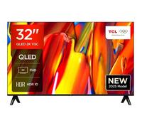 TCL 32V5C - TV QLED Direct LED Smart Full HD 32" avec Android TV & HDR - Compatible avec Google Cast & Google Home, Design Mince