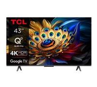 TV QLED Tcl 43C69B 108 cm 4K UHD Aluminium brossé Aluminium brossé G
