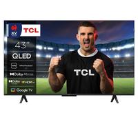 TV QLED Tcl 43P79K 108 cm 4K UHD Aluminium brossé CD
