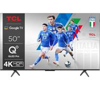 TV QLED Tcl 50C69B 126 cm 4K UHD 2024 Aluminium brossé