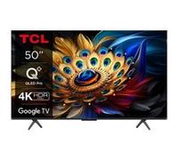 TV QLED Tcl 50C69B 126 cm 4K UHD 2024 Aluminium brossé