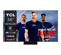 TV QD-MiniLed TCL 55C89B 139 cm 4K UHD 2024 Aluminium brossé CD