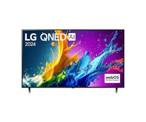 TV QNED LG 55QNED80 139 cm 4K UHD 2024 Noir et Bleu