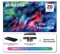 TV RGB SAMSUNG MICRO RGB TMR65R95H 2026 SANS REFLET 4K AI (164 cm