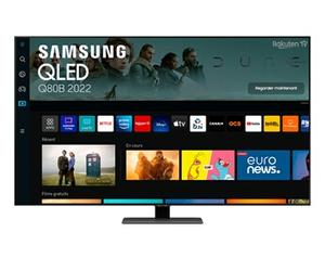 TV Samsung QLED 50'' QE50Q80B 4K UHD Argent Carbone