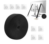 TV Secure Straps, No Drilling Furniture, Cut To Length, Safety Tool | Flat Screen TV Straps Home Living Room Bedroom Office Classroom Cabinet Bookshelf Dresser