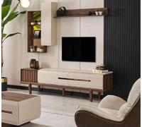 TV Set Bois Meubles Sideboard tv Spiegelblock Armoire murale Table Armoire de salon