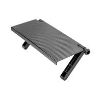 TV Shelf for Cable Box - Wall Adjustable | Space-Saving No-Drill Shelf For Wall-Mounted TVs, Holds DVD Players, Remotes, Routeurs, Sound Bars, And Conference Speakers In Living Room or Bedroom