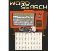 TV Shows & Series Word Search Puzzle Book: 730 Classic & Modern Television Titles from the 1950s to Today | Large Print 8.5 x 11 | Relaxing Brain ... & Seniors | Complete Solutions Included