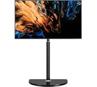 TV Stand for 32-65 Inch Curved Flat LED OLED LCD TVs up to 45 kg,± 25 Degree Rotation,Adjustable Height,Max VESA 400 x 400 Black