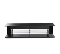 TV Stand High Gloss Bookshelves with LED Light 4-Shelf Console Cabinet Home Office TV Bracket Living Room Furniture (Color : D) (D)