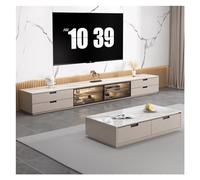 TV Stand Salon Armoire de télévision Nordic Moderne Tables Basses de Rangement Moderne cheminée électrique Meubles de Maison Armoire télévisée (Couleur: Table basse120cm) FANDIAO