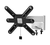 TV Support Mural de One For All - Orientable à 180° et inclinable à 15° - Écrans de 13 à 43 Pouces - Fixation Murale - Tous Types de téléviseurs - VESA 200 x 200 - WM6252 Noir/Blanc