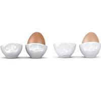 TV Tasse Coquetier 51.52 Baisant, Rêveur,Oh s'il te plaît et Délicieux blanc