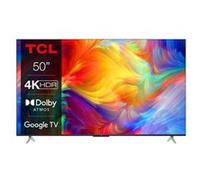 TV TCL LED 50P638 127 cm 4K UHD Google TV Métal noir Métal noir G