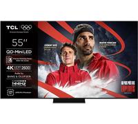 TV QD-Mini LED Tcl 55C89K 138 cm 4K UHD 2025 Aluminium brossé CD