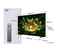 TCL C79K 98C79K TV 2,49 m (98") 4K Ultra HD Smart TV Wifi Métallique 3000 cd/m²