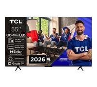 TCL Téléviseur LED QD‑Mini LED QLED 55P89L 139 cm (2026) Aluminium brossé