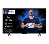 TV QLED Tcl 43P79K 108 cm 4K UHD Aluminium brossé CD